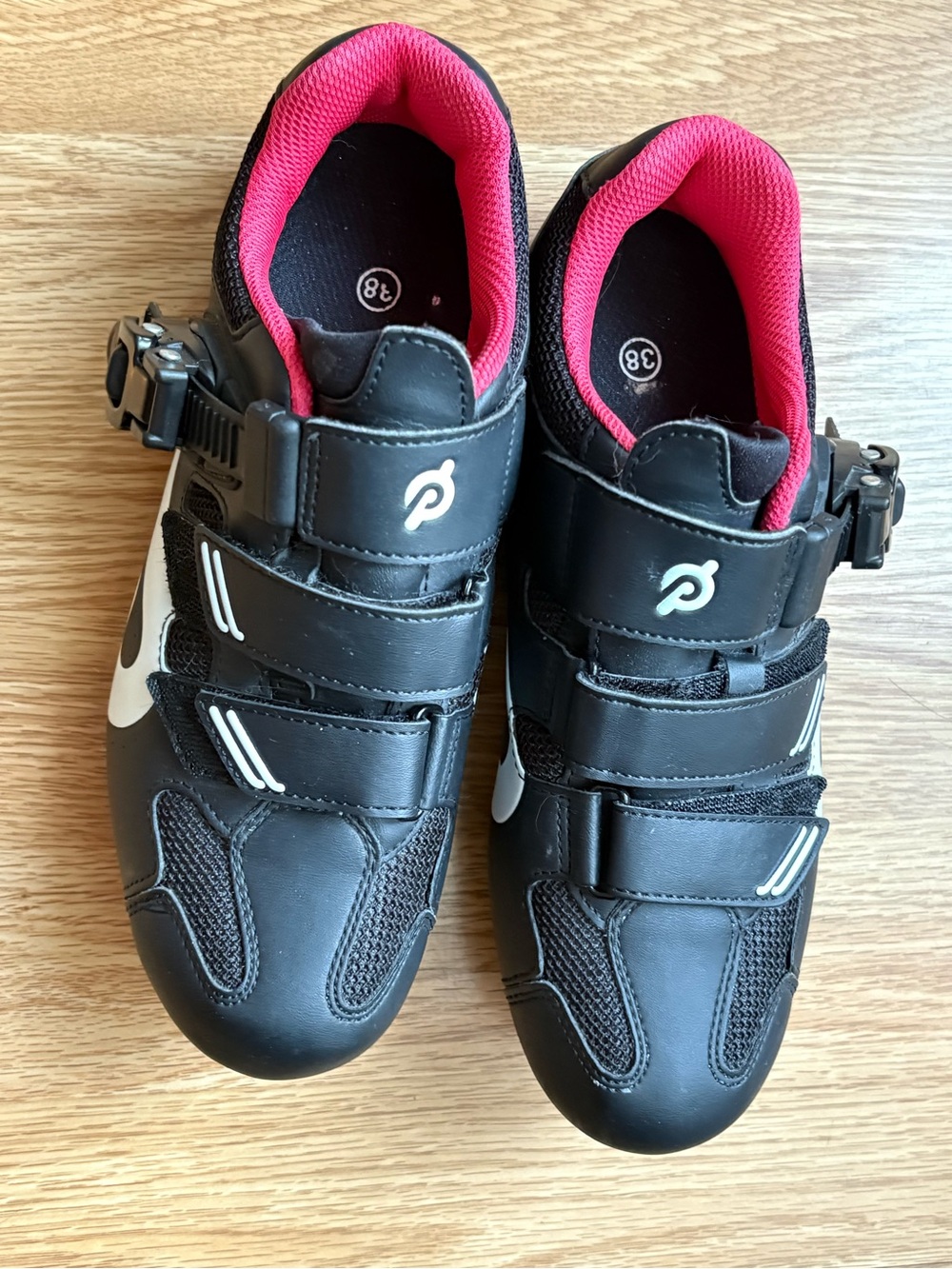 Peloton cycling shoes with cleats size 38 / women size 7